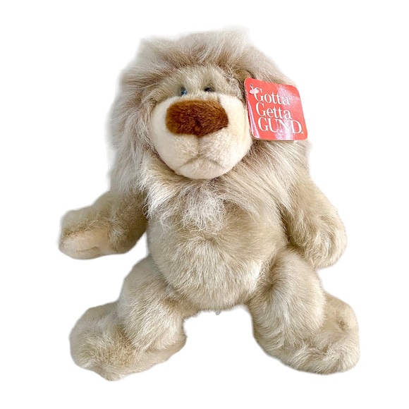 VINTAGE GUND CASANOVA LION 2720 PLUSH STUFFED ANIMAL 11” NWT - Picture 1 of 13